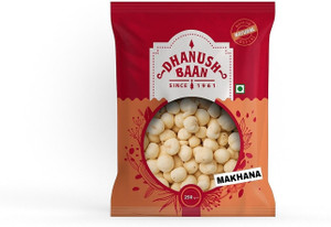 Dhanush Ban Regular Lotus Seed Pop / Gorgon Nut Puffed Kernels (Phool Makhana) 50g - Lotus Seeds(Makhana)