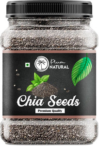 Plum Natural Edible Chia Seeds for Weight Loss Rich in Omega 3, Fiber, Calcium, Protein, Zinc Chia Seeds, Black Chia Seeds