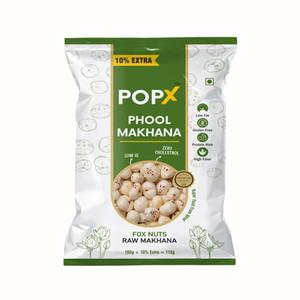 POPX Regular Lotus Seed Pop/Gorgon Nut Puffed Kernels Lotus Seeds(Makhana)