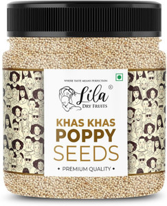 lila dry fruits Premium Natural Poppy Seeds 100gm Jar Pack| Export Quality Khus Khus| Posta Dana Poppy Seeds