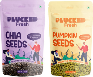 Plucked Super Seeds Combo – Chia & Pumpkin Seeds 250g Each - Image 6