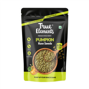 True Elements Raw Pumpkin Seeds - High Fibre & Protein, Nutritious Seeds for Weight Loss Pumpkin Seeds