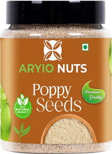 Aryio Nuts Whole Poppy Seeds 1kg | Khaskhas | Posta Dana | White Khaskhas| Poppy Seeds
