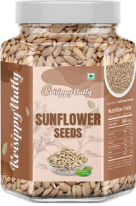 KrisippyNutty Sunflower Seeds for Eating | High in Protein and Fibers Sunflower Seeds