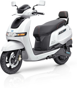 TVS iQube 3.5 kWh Electric Scooter (Pearl White) - Image 1