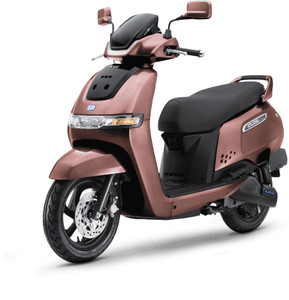 TVS iQube S 3.4 kWh Booking for Ex-Showroom Price (With Charger, Copper Bronze Glossy)
