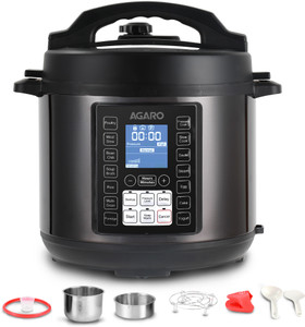 AGARO Imperial Electric Pressure Cooker Black - Image 6