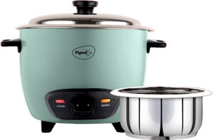 Pigeon Inox | Single Stainless Steel Pot | Automatic | Food Steamer | Warmer Electric Rice Cooker