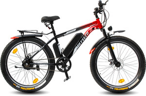 MATELCO ULTRA EA 26x300 TYRE RED BLACK 26 inches Single Speed Lithium-ion (Li-ion) Electric Cycle
