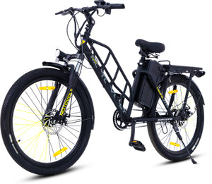 मोटोवोल्ट HUM 26 inches सिंगल स्पीड Lithium-ion (Li-ion) इलेक्ट्रिक साइकिल