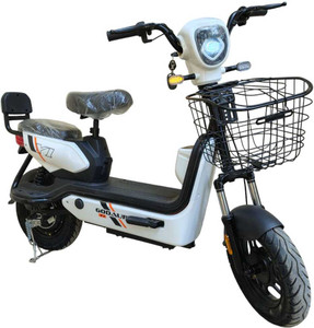 GODAUP Y1- WHITE 10 inches Single Speed Lead-acid (SLA) Electric Cycle