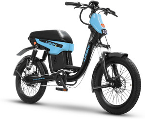 Motovolt URBN Standard Long range Sky Blue 20 inches Single Speed Lithium-ion (Li-ion) Electric Cycle
