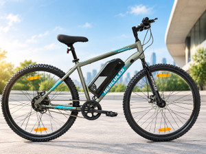 HERCULES Hardstyle 27.5 X 18 Grey Electric Cycle - Image 1