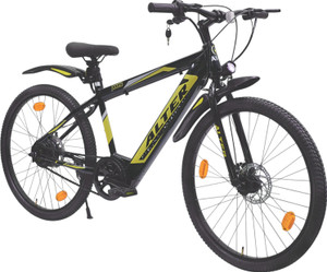 ALTER 26" ELECTRIC CYCLE 002S | YELLOW | 95% PRE- ASSEMBLED WITH CHARGER 26 inches Single Speed Lithium-ion (Li-ion) Electric Cycle