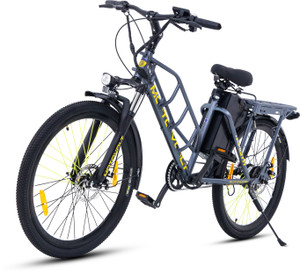 मोटोवोल्ट HUM Standard Mid Range - Carbon Grey 26 inches सिंगल स्पीड Lithium-ion (Li-ion) इलेक्ट्रिक साइकिल