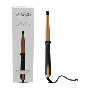 Winston Hair Curling Wand for Women with Ceramic Coating Plates Electric Hair Curler