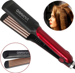 Grawya Professional Hair Crimper With 4X Protection Coating Electric Hair Crimp & Style Hair Styler
