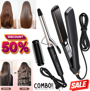 ZnoTech Electric Hair Straightener & Curler 2-in-1, Z29 Electric Hair Styler