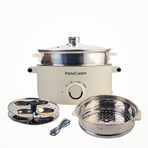 InstaCuppa 3-in-1 Multi Cook Kettle with Steamer | Adjustable Temperature Settings Multi Cooker Electric Kettle Price in India - Buy InstaCuppa 3-in-1 Multi Cook Kettle with Steamer | Adjustable Temperature Settings Multi Cooker Electric Kettle Online at Flipkart.com