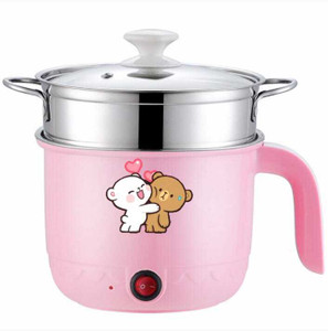CREATION BAZAAR Multiperpse Non Stick Rice Electric Cooker Frying Boiling Cooking Rice Cooker, Travel Cooker, Egg Boiler, Egg Cooker