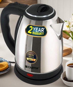 CASTOR CTEK180L Electric Kettle - 1500W Stainless Steel Body,Auto Shut-Off,Rapid Boil Electric Kettle