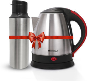 Sheffield Classic Combo Electric Kettle (1.5 L) & Bottle (500 ml) stainless steel Electric Kettle