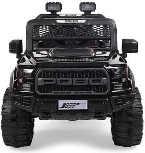 स्मॉल बॉय टॉयज़ POBO BLACK 4 Motors 4x4 (1-8Yrs) Battery ride on बैटरी संचालित राइड ऑन