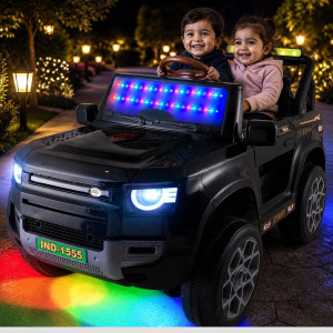 JoyRide Defenderr Big Size Premium 4*4 SUV Jeep 12V Electric Ride On Car Battery Operated Ride On