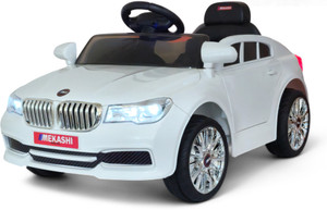 Mekashi Electric Toy Car for Kids with Remote Control, LED Lights, Music Car Battery Operated Ride On