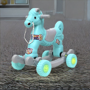 toyprofessor 2 in 1 baby horse rider for kids 1-3 years toy Rideons & Wagons Non Battery Operated Ride On