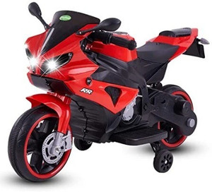 oh baby by flipkart kids 8798 DUAL BATTERY BIKE,RIDE ON ,WHEEL FULL OF LED LIGHT Bike Battery Operated Ride On