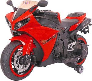 Attire Ride on Toy Kids Bike with Led Light, Music & USB Bike Battery Operated Ride On