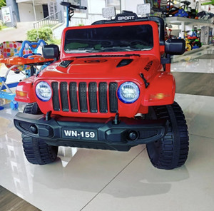 SmallBoyToys WN159 RED (1-8Yrs) Battery ride on kids car Jeep Battery Operated Ride On