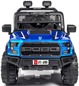 oh baby POBO BLUE 4 Motors 4x4 (1-8Yrs) Battery ride on Jeep Battery Operated Ride On