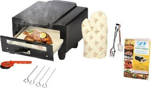 WELLBERG Heavy-Duty Pizza Oven for Healthy Roasting, Grilling, and Oil-Free Cooking Needs Electric Tandoor