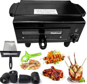 Chefman electric switch controller electric tandoor and barbeque grill 2000Watt with 2 Year warranty enjoy your delicious food with tandoori flavor Pizza Maker