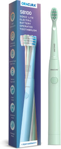 ORACURA SB100 Sonic Lite Electric Battery Operated Toothbrush With 36,000 Strokes/minute Electric Toothbrush