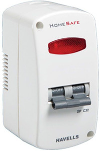 HAVELLS HomeSafe Mini MCB with enclosure HAV032DP MCB