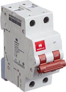 HAVELLS PVC Plasti40A DP Switch Disconnector Euro 2 DHMGIDPX040 MCB