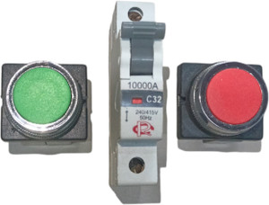 rc electric india 32A MCB ON OFF PUSH BUTTON SET 32A MCB ON OFF PUSH BUTTON SET MCB