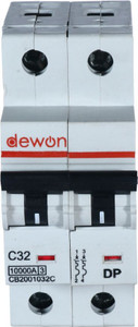 Dewon Electric 32A C Type DP MCB 10kA 32A MCB