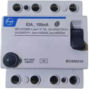 L&T RCCB BC406310 MCB