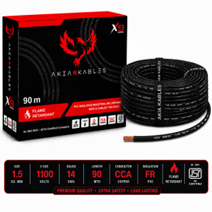 AKIA 1.5 sq/mm 90m Black Copper Wire - Image 5