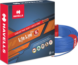HAVELLS HRFR PVC 1 sq/mm Blue 90 m Wire - Image 6