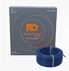 National Delux COPPER 1.0 sqmm| 90 mtr| FR PVC | Multi Strand |Electric ...
