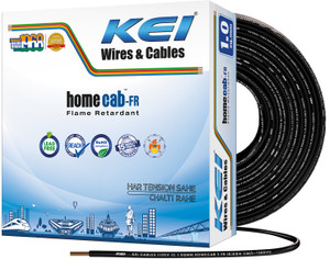 KEI 99.97% Copper 1 sq/mm Black 90m Wire - Image 6