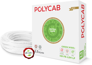 Polycab Green Wire+ 1.5 sq/mm White 90m Wire - Image 6