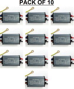 SG Flash PACK OF 10 LED Waterproof Driver 50W 300MAHMetal