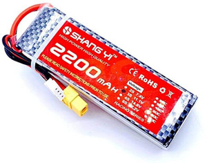 मैटलोजिक्स SHANGYI 11.1V 30C 2200mAh 3 Cells Lipo Battery by MatLogx इलेक्ट्रॉनिक कॉम्पोनेन्ट इलेक्ट्रॉनिक हॉबी किट