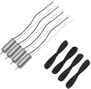 Ekavir 4PCS 7x16mm Coreless 716 Motor for DIY RC Drone 45000RPM Helicopter Use Motor Control Electronic Hobby Kit